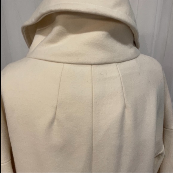 TEX BY MAXAZRIA CREME WOOL COAT/JACKET S/M - Picture 6 of 8